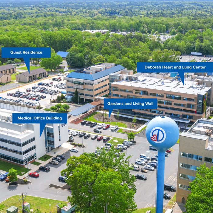 aerial view of deborah campus